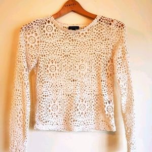 Topshop Lace Long Sleeve